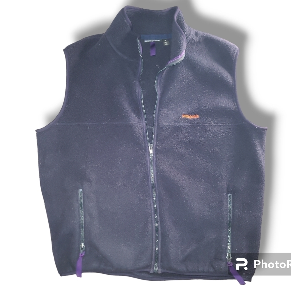 Patagonia Navy Blue Fleece Vest